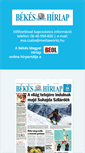Mobile Screenshot of bmhirlap.hu